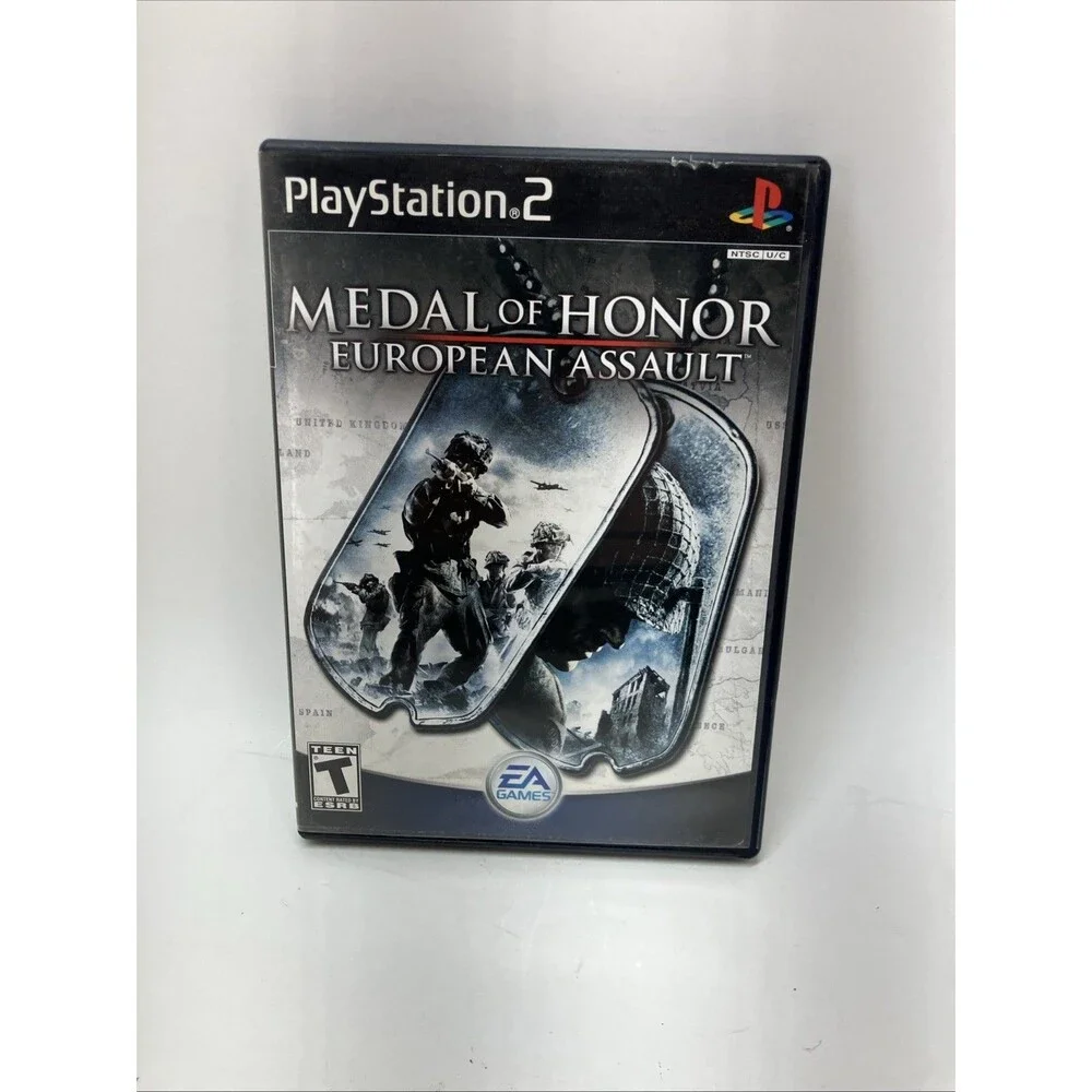 EA Games Medal of Honor European Assault PlayStation 2 Shooter Manual Included